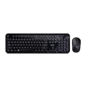 کیبورد و ماوس بی سیم بیاند مدل BMK-8101RF سوئیچ ممبران، Full-Size