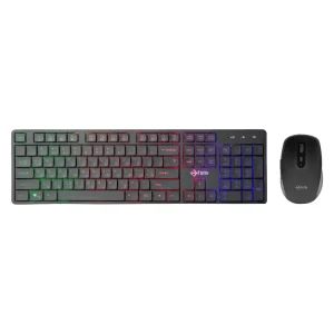 کیبورد و ماوس گیمینگ فاطر مدل CWR-7000B، سوییچ ممبران، Full-Size، نورپردازی RGB